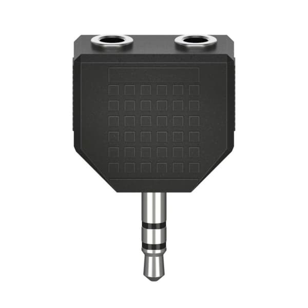 Hama Audio Adapter 3,5 mm Jack St. - 2 x 3,5 mm jackhuvud. Stereo