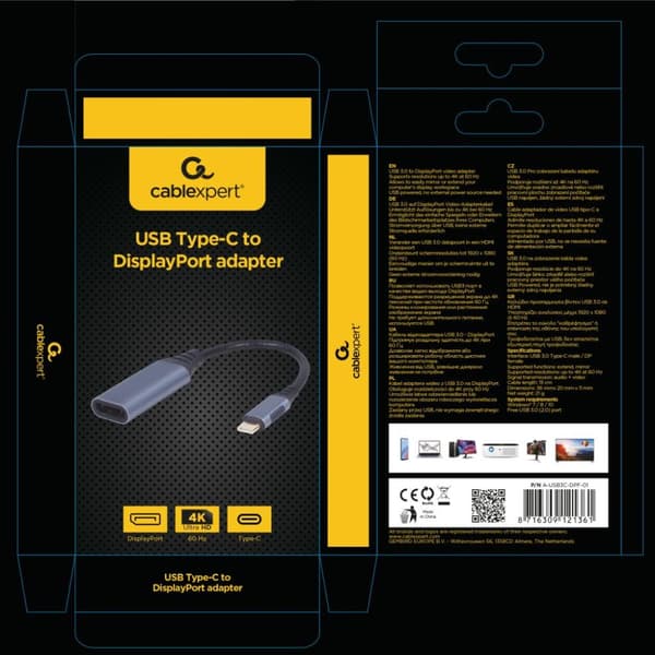 Cableexpert Gmb Adapter Usb-c->displ.