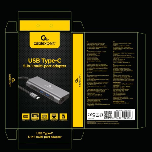 Cableexpert Gmb Usb-c Multi-port 5-i-1