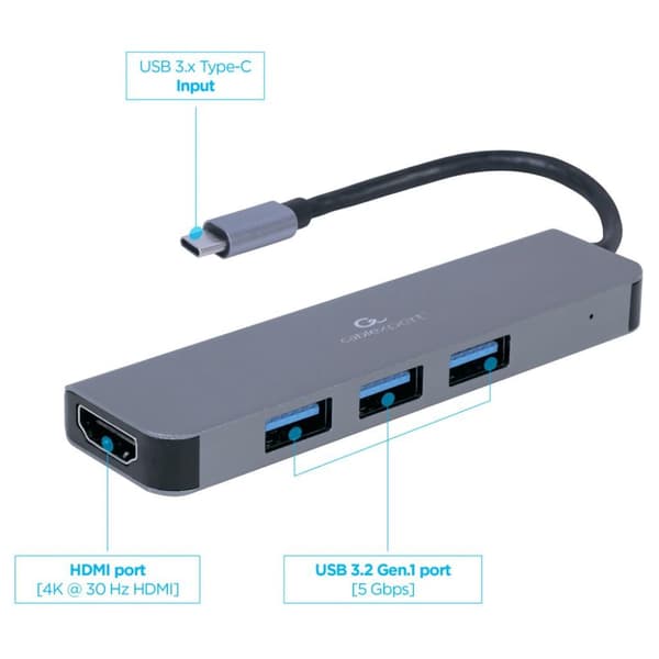 Cableexpert Gmb Usb-c Multi-port 2-i-1