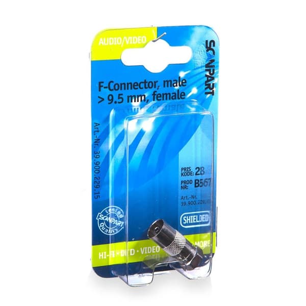 Scanpart Ant.adapter F-forbindelse(m)-9.5(f)