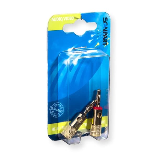 Scanpart Bananpropper (m) Forgyldt 2st