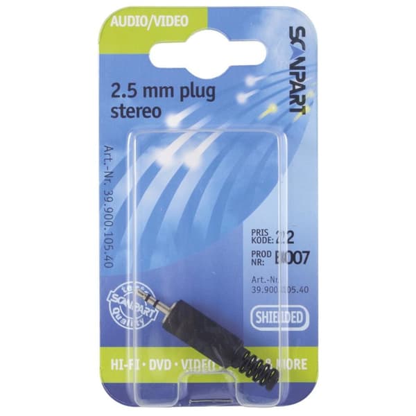 Scanpart Spärrplugg 2,5(m) Stereo