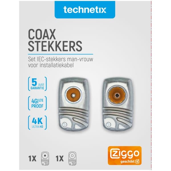 Technetix IEC Coax Stk M och F