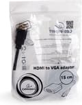 Miniatyrbild 2 av 8: Gembird A-HDMI-VGA-03 videokabeladapter 0,15 m HDMI Typ A (Standard) VGA (D-Sub) Svart