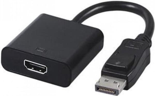 Gembird A-DPM-HDMIF-002 videokabeladapter 0,1 m DisplayPort HDMI Typ A (Standard) Svart