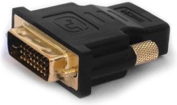 Savio CL-21 kabel kønsskifter DVI HDMI Sort