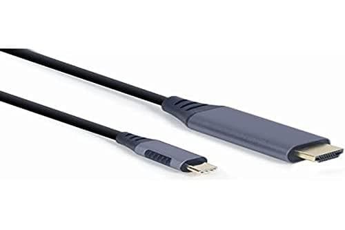 Gembird CC-USB3C-HDMI-01-6 videokabeladapter 1,8 m USB Type-C HDMI Type A (Standard) Sort, Grå
