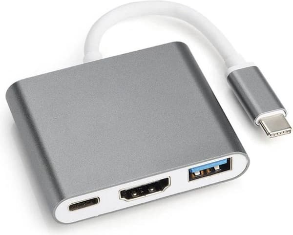 Gembird A-CM-HDMIF-02-SG USB-grafikadapter 3840 x 2160 pixels Grå