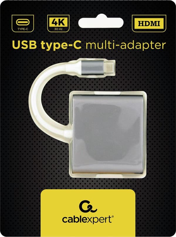 Gembird A-CM-HDMIF-02-SG USB-grafikadapter 3840 x 2160 pixels Grå