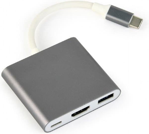 Gembird A-CM-HDMIF-02-SG USB-grafikadapter 3840 x 2160 pixels Grå