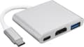 Pikkukuva 4 / 4: Gembird A-CM-HDMIF-02-SV USB-näytönohjain Hopea