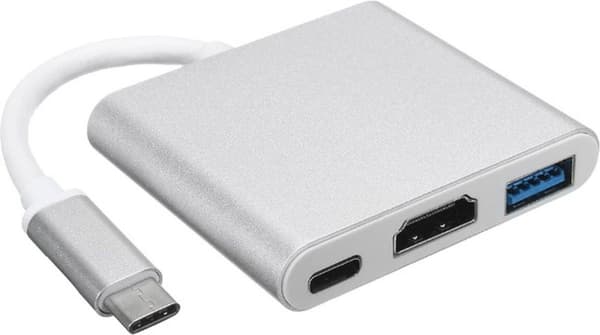 Gembird A-CM-HDMIF-02-SV USB-näytönohjain Hopea