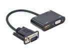 Gembird A-VGA-HDMI-02 videokabeladapter 0,15 m HDMI + VGA (D-Sub) VGA (D-Sub) Sort