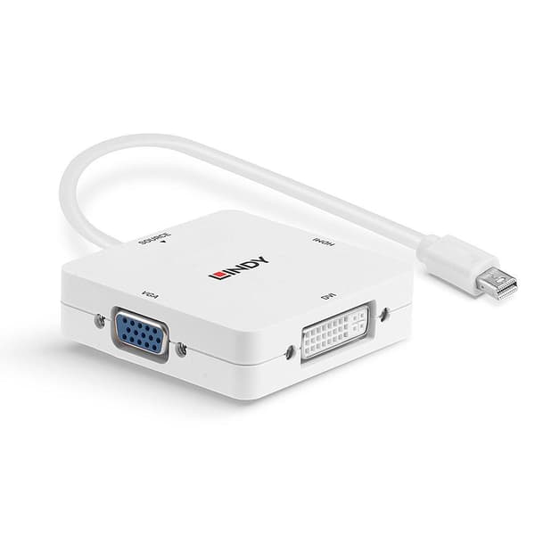 Lindy 41035 videokabel adapter 0,2 m Hvid
