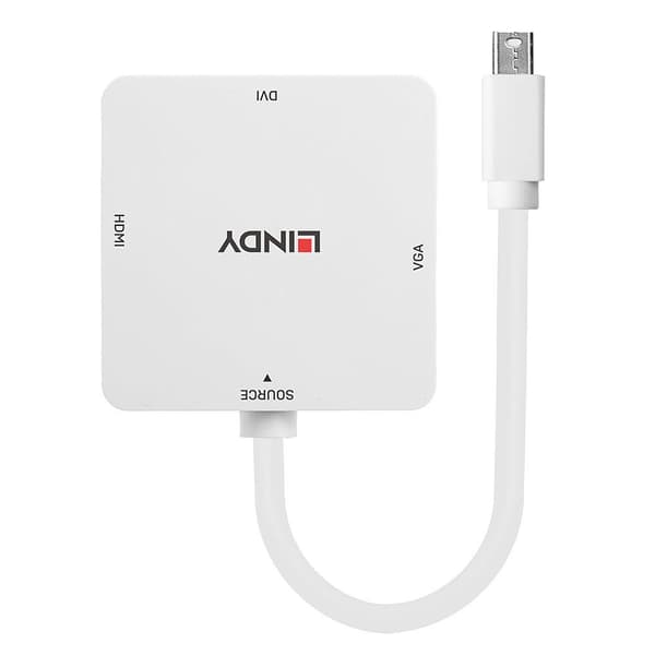 Lindy 41035 videokabel adapter 0,2 m Hvid