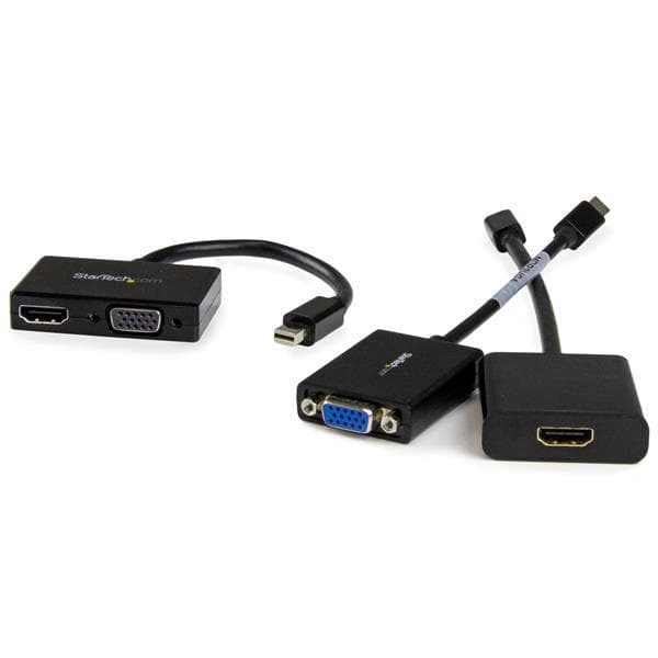 StarTech.com A/V-reseadapter: 2-i-1 Mini DisplayPort till HDMI eller VGA-omvandlare