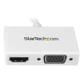 Miniatyrbild 2 av 5: StarTech.com A/V-reseadapter: 2-i-1 Mini DisplayPort till HDMI eller VGA-omvandlare Vit