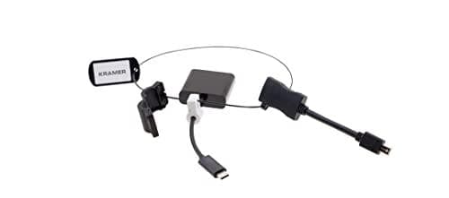 Kramer AD-RING-8 - Video/Audio Adapter Kit - Sort - 4K understøttelse