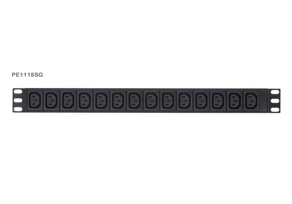 ATEN PE1118SG 48,30 cm (19") basis afmålt PDU med overspændingsbeskyttelse IEC-C14 til 18x IEC-C13 (PE1118SG)