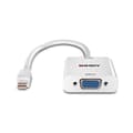 Miniatyrbild 4 av 5: Lindy - Videoadapter - Mini DisplayPort (M) till HD-15 (VGA) (W) - DisplayPort 1.2 - 1.6m - stöder 1920 x 1080 vid 60 Hz - vit (38317)