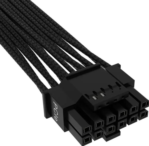 Corsair CP-8920331 - Intern strömkabel - 12 + 4pin PCIe Gen 5 - 12v - 600W - svart