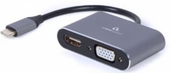 Cablexpert A-USB3C-HDMIVGA-01 USB graphics adapter Grey Grå