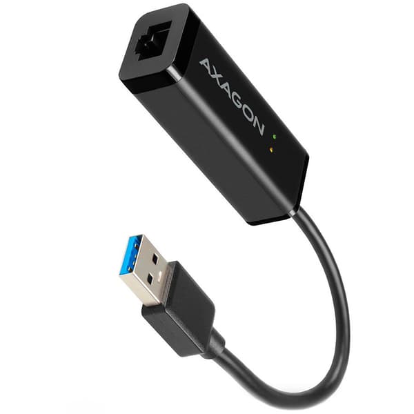 AXAGON ADE-SR Type-A USB3.0 - Gigabit Ethernet 10/100/1000 Adapter Svart