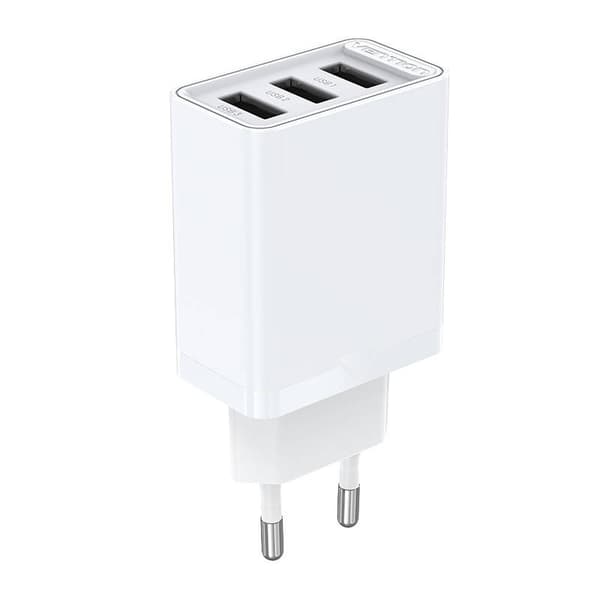 Alimentator retea Vention, 36W, 3 x USB-A, alb, "FEAW0-EU" (timbru verde 0.18 lei) - 6922794761582 Vit