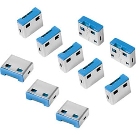 Blokada portów USB x10 bez klucza