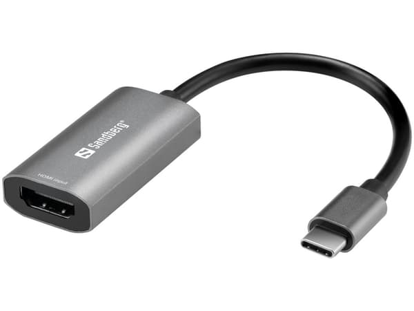 Sandberg 136-36 HDMI Capture Link to USB-C Grå