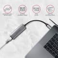 Miniatyrbild 2 av 3: ADE-25RC SUPERSPEED USB-C 2.5 GIGABIT ETHERNETCompact aluminum USB-C 3.2 Gen 1 2.5 Gigabit Ethernet 10/100/1000/2500 Mbit adapter with automatic insta