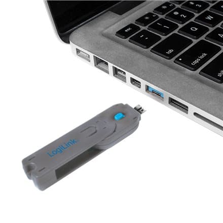 Logilink, USB port blocker (1x key and 8x locks), AU0045 | Logilink