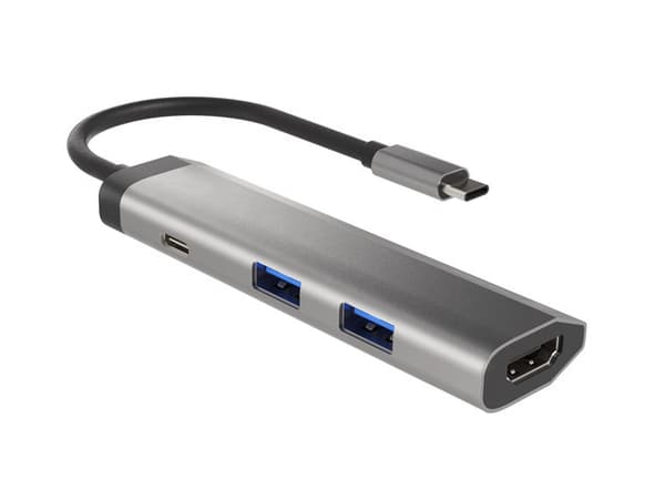NATEC Fowler Slim Wired USB 3.2 Gen 1 (3.1 Gen 1) Type-C Black, Chrome