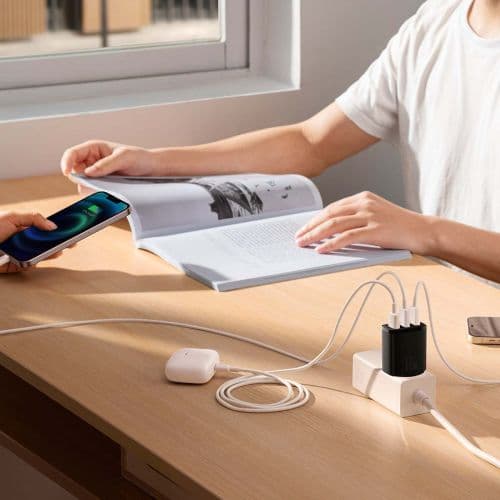 Baseus Compact  Wall Charger 3 x USB /  17w