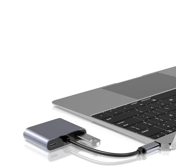 RoGer USB-C Multimedia Adapter HDMI 4K@30Hz / VGA 1080p / USB 3.0 / USB-C PD