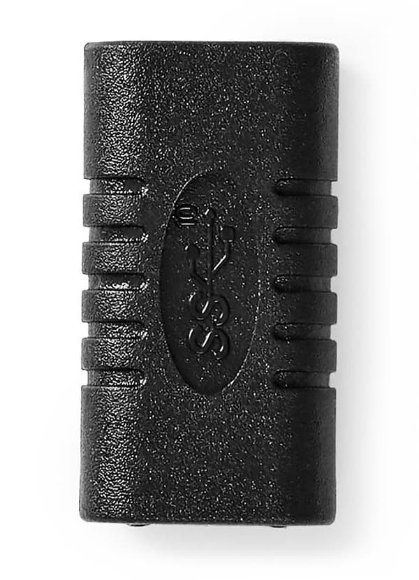NEDIS USB adaptér/ USB 3.2 Gen 2/ USB-C zásuvka/ USB-C zásuvka/ 10 Gbps/ černý
