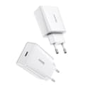 Miniatyrbillede 4 af 11: Baseus Travel Charger Speed Mini 1C Quick Charger 20W EU White (CCFS-SN02)