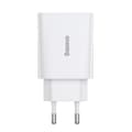 Miniatyrbillede 6 af 11: Baseus Travel Charger Speed Mini 1C Quick Charger 20W EU White (CCFS-SN02)