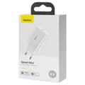 Miniatyrbillede 10 af 11: Baseus Travel Charger Speed Mini 1C Quick Charger 20W EU White (CCFS-SN02)