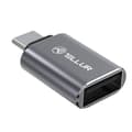 Miniatyrbild 3 av 3: Tellur USB-C to USB-A M/F Adapter 10Gbps, 3A Aluminum Alloy