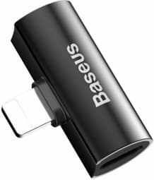 Adapteris Baseus Lightning  Male - Lightning Female Black