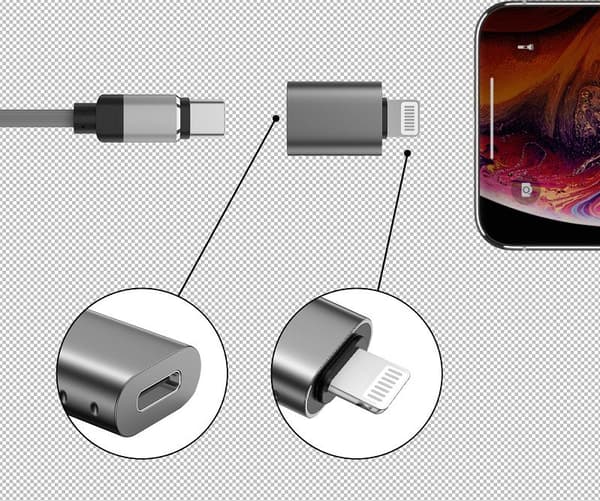 Swissten Adapter Lightning to USB-C