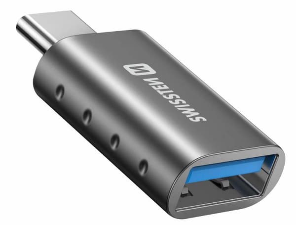 Swissten otg adapter usb-c(m)/usb-a(f)