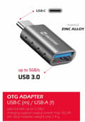 Miniatyrbild 1 av 5: Swissten otg adapter usb-c(m)/usb-a(f)