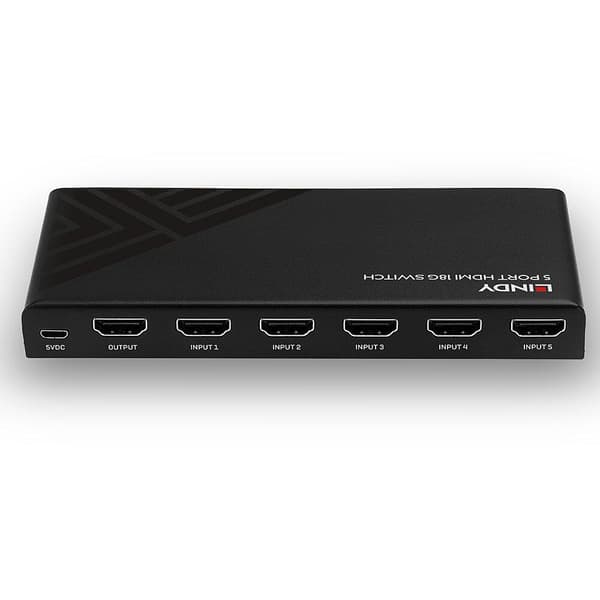 Lindy 5 Port HDMI 18G Switch "LY-38233" (timbru verde 0.18 lei)