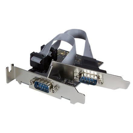 CARD adaptor LOGILINK, PCI-Express la 2 x SERIAL DB9M, "PC0031"