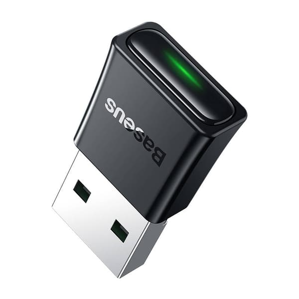 Baseus HUB BA07 Bluetooth USB Adapter BT 5.3, with LED indicator, 20m range, Black (ZJBA010001)