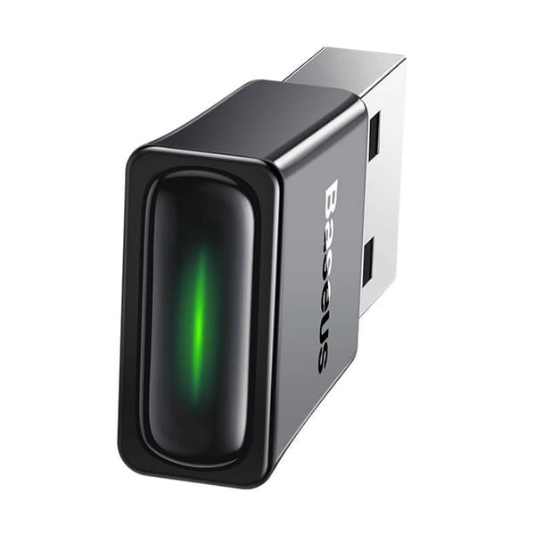 Baseus HUB BA07 Bluetooth USB Adapter BT 5.3, with LED indicator, 20m range, Black (ZJBA010001)