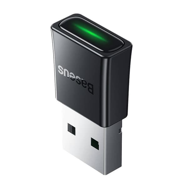 Baseus HUB BA07 Bluetooth USB Adapter BT 5.3, with LED indicator, 20m range, Black (ZJBA010001)